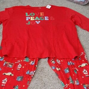 Brand New 2pc men's holiday pj's 5x Tall